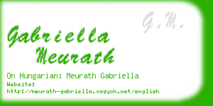 gabriella meurath business card